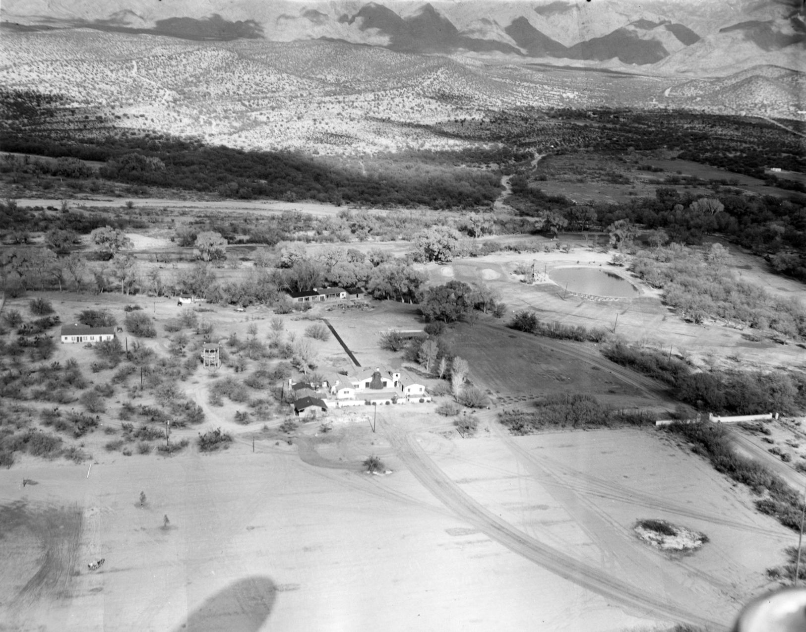 Historic archive aerial photos of Tucson